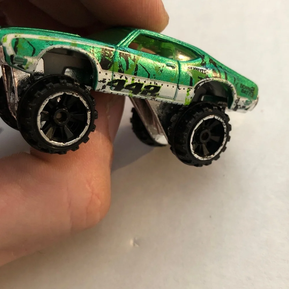 Green Olds 442 Hot Wheels